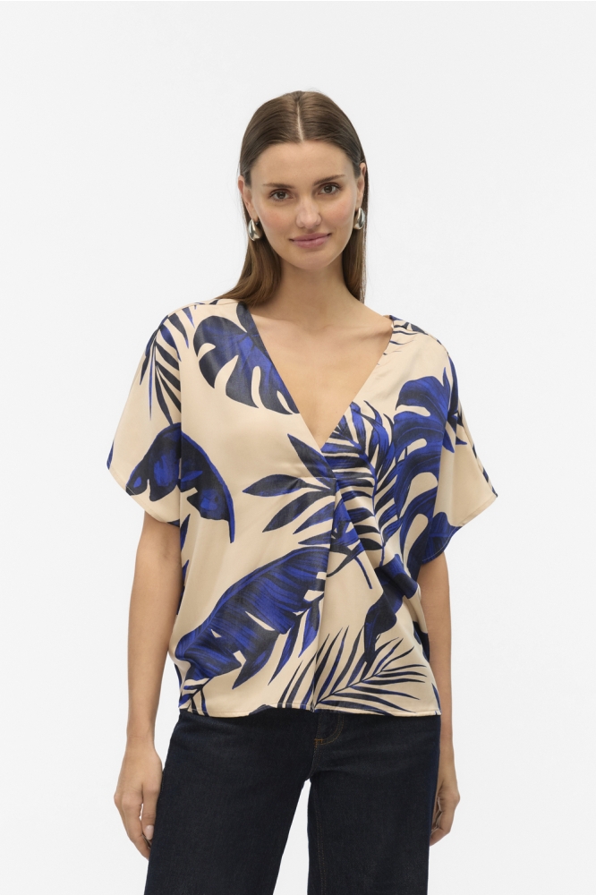 VMVINA WIDE TOP WVN GA LCS 10333759 CLOUD DANCER/LEAF